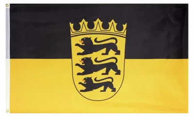 Produktbild von Flagge 16 deutsche Bundesländer und Mallorca 90 x 150 cm, doppelseitige Gartenflagge, wetterbeständige Fanflagge aus Polyester mit Metallösen