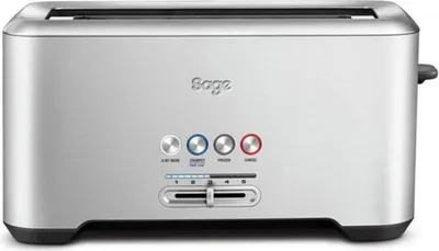 Obrázek produktu pro Sage the 'Bit More' 4 Scheiben Toaster, 4 krajíců, Stříbrná, Nerezová ocel, Knoflíky, 400 mm, 180 mm