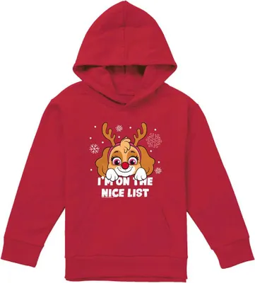 Produktbild von Paw Patrol - "Nice List" Hoodie zum Überziehen für Kinder TV22571 (140-146) (Rot)