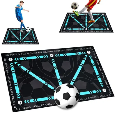 Productafbeelding van Solidchoice - Voetbal Trainingsmat voor Balcontrole en Dribbelen