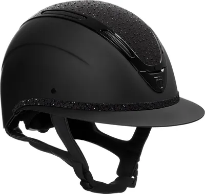 Immagine prodotto di Equestro Apocalipse Casco da equitazione opaco con strass