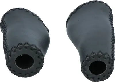 Immagine prodotto di Manopole Dresco Ergo in pelle 135/92 mm nero