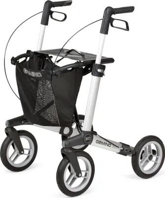 Produktbild von Leichtgewicht-Rollator für den Innen - und Outdoor Bereich mit kompaktem Rahmen, 64 cm Sitzhöhe