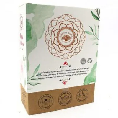 Obrázok produktu pre Vonné tyčinky Green Tree Rose & Olibanum Botanical Incense, 9 hrubých tyčiniek