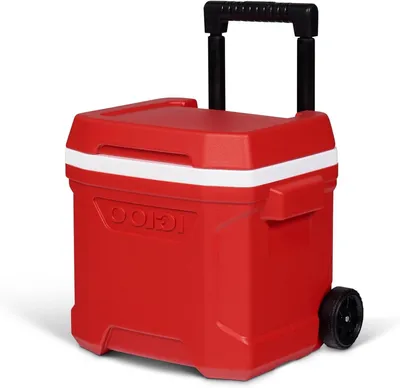 Productafbeelding van Mobiele Koelbox 15 Liter met Wielen en Trolleyhandvat