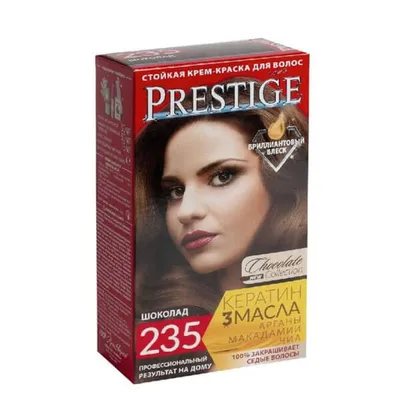 Obrázek produktu pro Vip's Prestige permanentní krémová barva na vlasy 235 čokoláda 115 ml