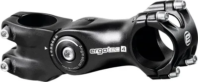 Productafbeelding van Ergotec Ahead-voorbouw OCTOPUS 2, diameter = 254/286 mm, aluminium, lengte = 105 mm, instelhoek -10/+60°, zwart