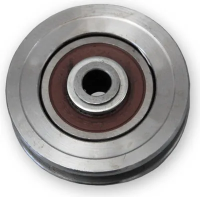 Immagine prodotto di Rullo per cancello, rullo per cancello scorrevole Ø 75 mm con scanalatura piatta da 9 mm