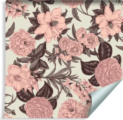 Obrázek produktu pro 10m VLIES TAPETE Roll Nature Pastel Vintage KVĚTINY XXL