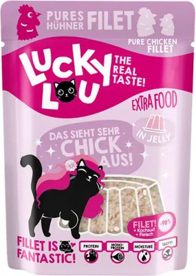 Produktbild von Lucky Lou 62000, Adult, jede Rasse, Huhn, 70 g, Getreidefrei