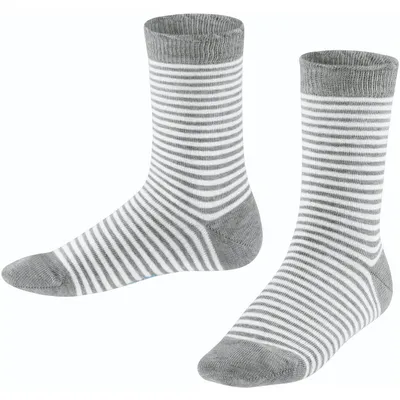 Image de Chaussettes pour enfants FALKE Glitter Stripe, gris clair, pointures 23-26