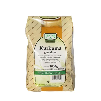 Obrázok produktu pre Fuchs Profesionálne korenie kurkuma mletá kvalita a pôžitok 1000g