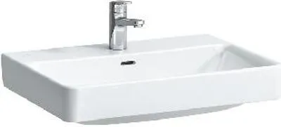 Zdjęcie produktu dla Laufen Pro S - Umywalka, 650x465 mm, 1 otwór na baterię, z LCC, biała H8169644001041