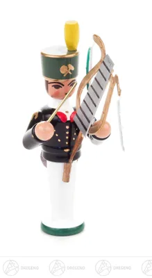 Produktbild von Miniatur Bergmann mit Lyra  Höhe ca 6,5 cm NEU