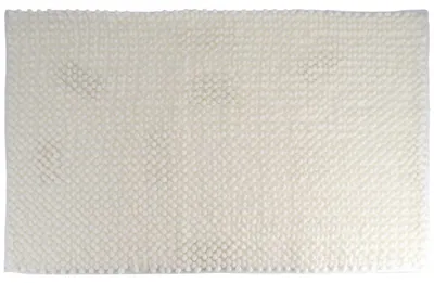 Obrázek produktu pro Mikrovláknový koberec kulatý 50x80 cm – bílý – Tendance