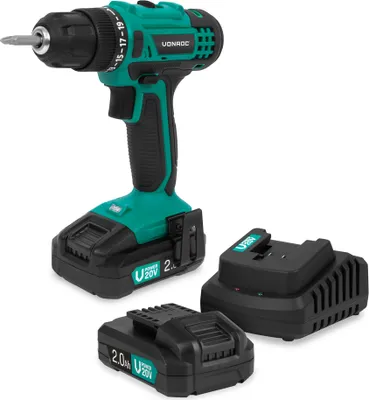 Produktbild von Cordless drill 20V set - 2.0Ah 2 batteries