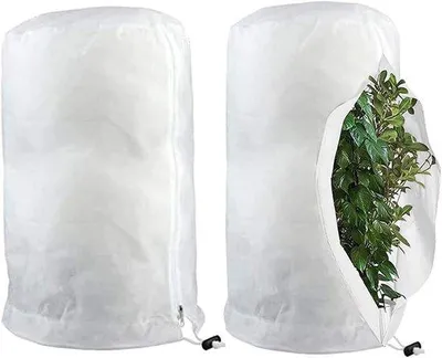Obrázek produktu pro Zimní ochrana pro rostliny, velká fólie na ochranu rostlin, prodyšná, voděodolná, na míru, 100 x 120 cm