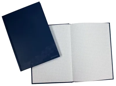 Productafbeelding van DONAU 1340006-10 Zakboekje - A5, 96 bladzijden, 70 g/m², geruit, blauw