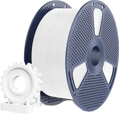 Obrázok produktu pre vlákno pre 3D tlačiarne, vysoká húževnatosť, jednoduché použitie, PETG White 5KG