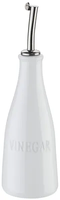 Produktbild von Cilio Essigflasche 250 ml Porzellan mit Lichtschutz, Edelstahl-Ausgießer und Silikondichtung für präzise Dosierung