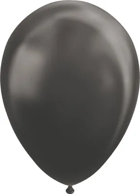 Image de Globos Balloons Noir Métallique 30 cm, 10pcs