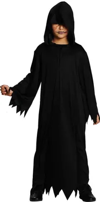 Produktbild von Rubies Black robe, Maskenkostüm, Kind, Uni, Schwarz, Uni, Einfarbig