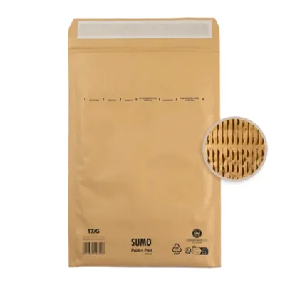 Produktbild von SUMO Papierpolster-Versandtasche SUMO Typ G braun 100 Stück