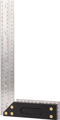 Produktbild von Präzisionswinkel 300 mm Edelstahl Multifunktionaler Winkelmarkierer für Holzbearbeitung und Konstruktion