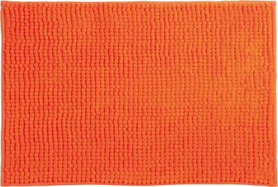 Obrázek produktu pro MSV koupelnová rohožka rohožka do sprchy žinylková rohožka s vysokým vlasem 40x60 cm - oranžová