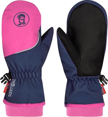 Produktbild von Trollkids Trolltunga Fausthandschuhe Blau,Rosa 4.5 Jungen,Mädchen Blau,Rosa 4.5