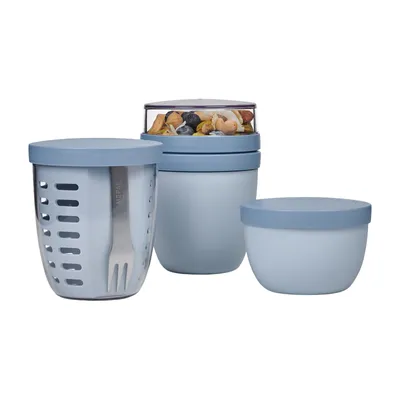 Produktbild von Mepal ELLIPSE Pot-Set 3-teilig Nordic Blue