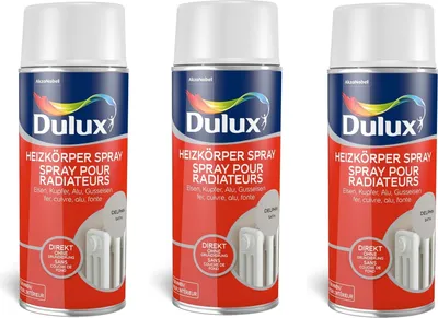 Produktbild von Heizkörperlack Spray 3x400ml SET Delphin Grau Dulux Fresh up Renovierfarbe