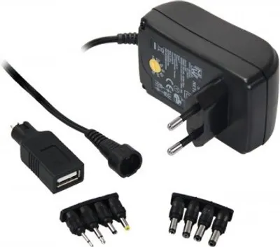 Produktbild von Goobay Universal-Netzteil 1500mAh 3-12V max.18W mit 8 Adaptern und USB