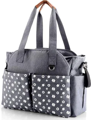 Produktbild von Famanu Wickeltasche mit 12 Fächern und Kinderwagenriemen - Ideal für Reisen und Wochenendausflüge
