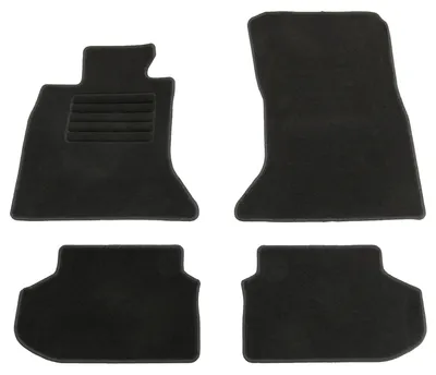 Fußmatten-Set für 5er BMW F10 Limo + F11 Touring, 02/2016-, 4-teilig, Schwarz