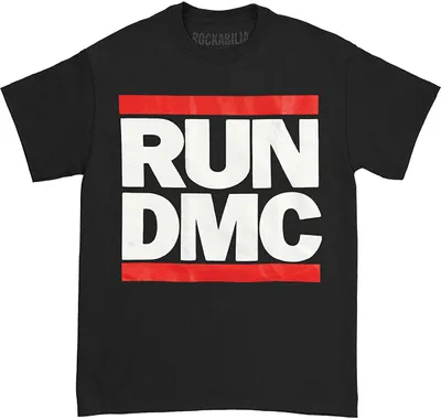 Produktbild von Laufen DMC Logo schwarz Herren T Shirt: groß