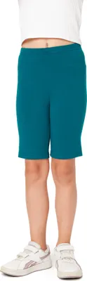 Image de Leggings courts en coton pour fille Bellivalini BLV50-281 (vert émeraude, 116)