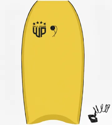Produktbild von Wave Power Bodyboard Woop 41 Gelb Aqua