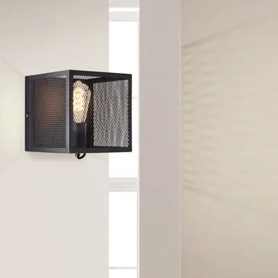 Produktbild von BRILLIANT Maze Wandleuchte 1flg schwarz korund