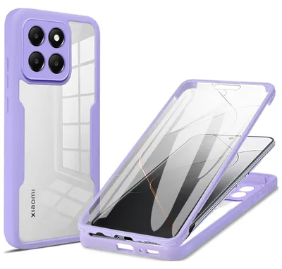 Produktbild von Techsuit ColorVerse 360 Hülle mit Schutzfolie für Xiaomi 14 - Lila