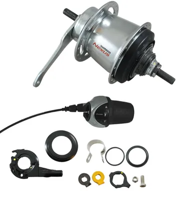 Produktbild von Nabe Hinterrad Nabenschaltung Shimano Nexus 7 SG-C30007C RBN 36 Loch silber