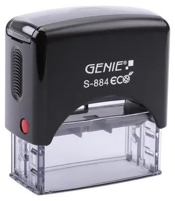 Produktbild von Genie S-884 Eco Selbstfärbender Stempel-Set bis 5 Zeilen zum selbstsetzen