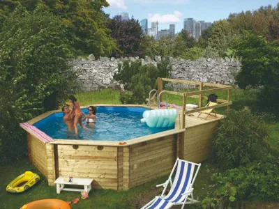 Produktbild von Karibu Pool Modell 2 A-D aus Holz