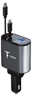 Immagine prodotto di Caricatore Per Auto 86W Flexit 4In1 Ricarica Veloce Usb-C Pd