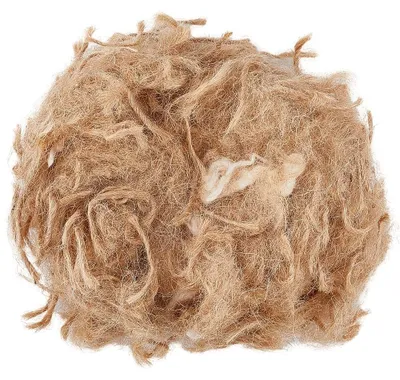 Imagen del producto de 120 gramos de material para nidos de pájaros, hecho de yute y algodón