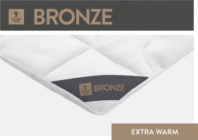 Produktbild von Spessarttraum Faserdecke Bronze Füllung: 100% Polyester Bezug: 100% Baumwolle Größe 155x 220  cm Wärmeklasse extrawarm