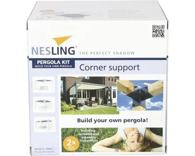 Produktbild von Pergola Eckverbinder grau