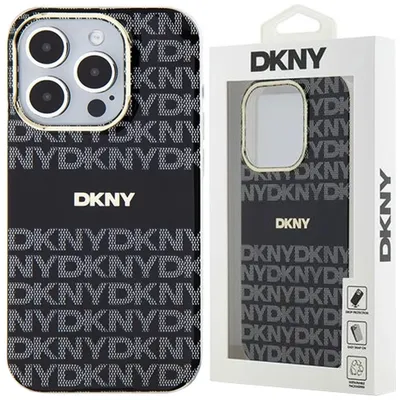 Produktbild von Dkny Iml Mono & Stripe Magsafe Case Für Iphone 15 Pro Max - Schwarz