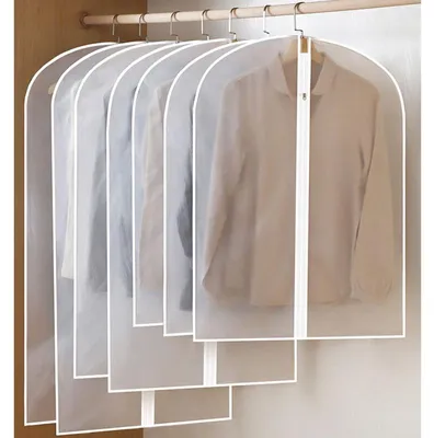 Produktbild von Kleidersack 10er-Pack, Staubschutz, Wasserdicht, Für Hemden Und Anzüge 60 X 130 Cm