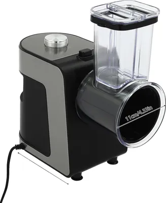 Obrázek produktu pro Elektrický kráječ zeleniny, motor 1000 W, 10 nerezových nožů, černý